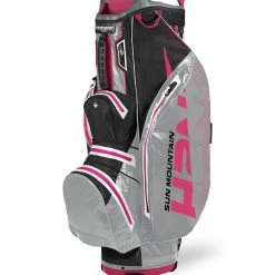 Sun Mountain H2NO Lite Golf Cart Bag - Black/Pink