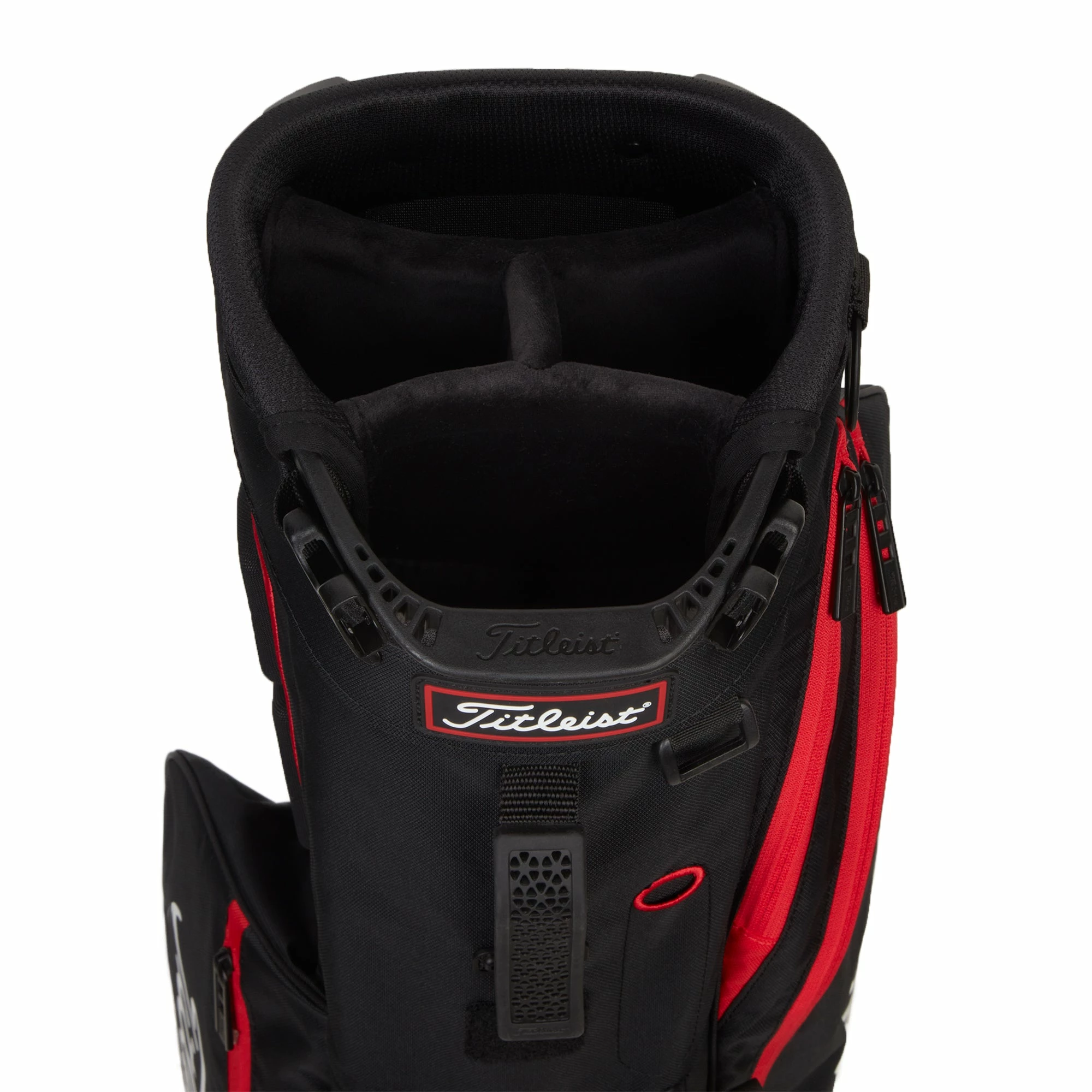 Titleist Players 4 Golf Stand Bag - Black/Black/Red - Image 2