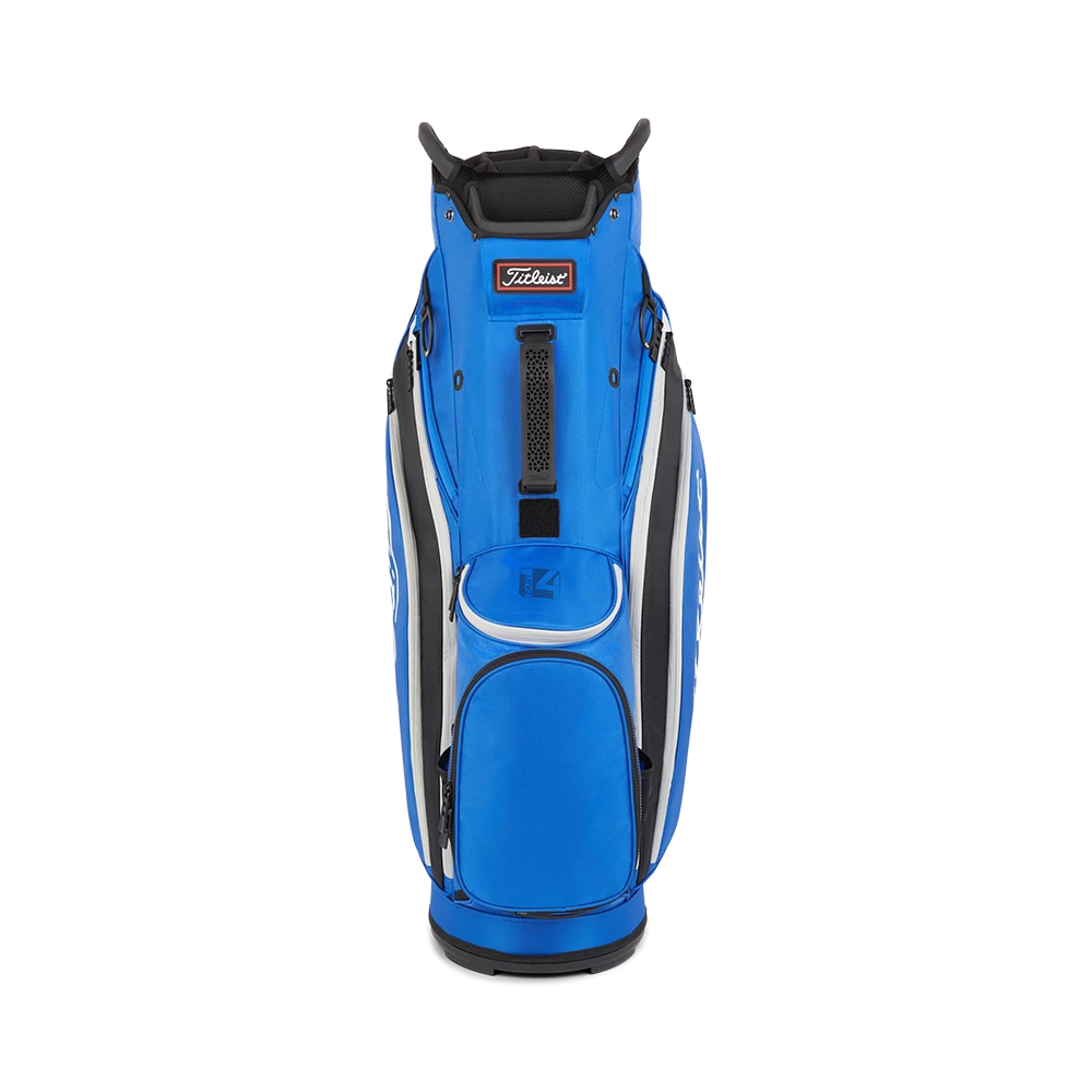 Titleist 2022 Cart 14 Lightweight Golf Bag - Royal/Black/Grey - Image 2