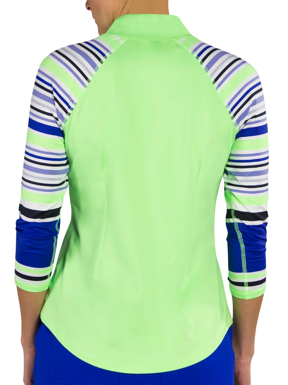 JoFit Women's 3/4 Sleeve Raglan Mock - Honeydew - Image 2