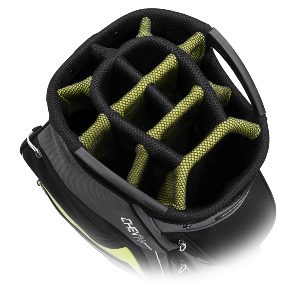 Callaway Chev 14+ Golf Cart Bag - Black/Yellow - Image 2