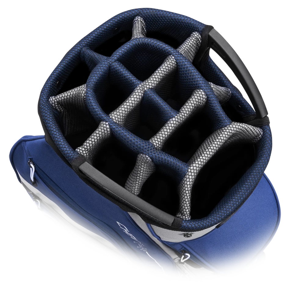 Callaway Chev 14+ Golf Cart Bag - Navy/Silver - Image 2