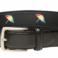 Arnold Palmer Men's Embroidered Logo Web Belts