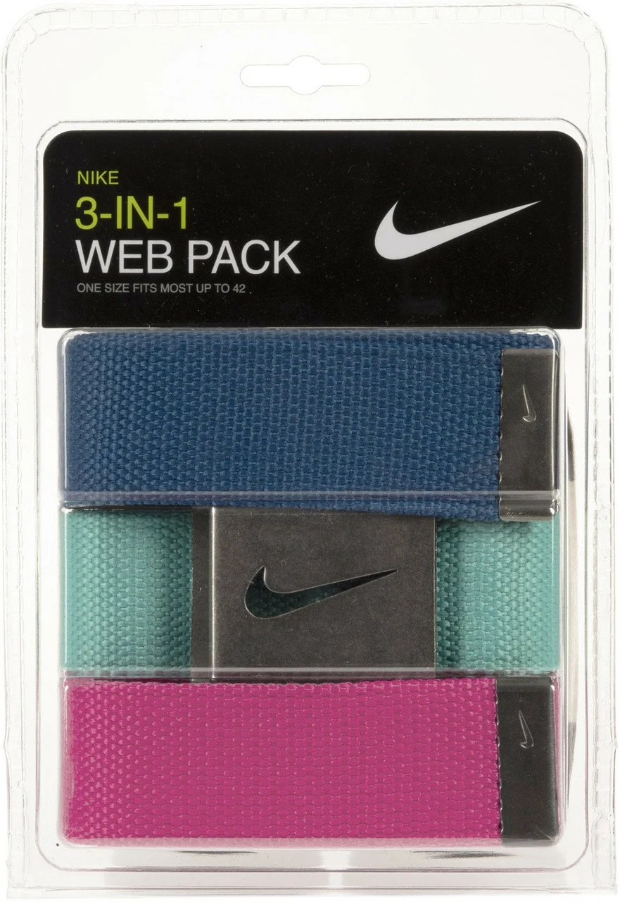 Nike Men's 3 Pack Golf Web Belt - Image 6