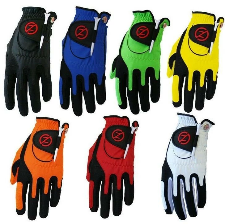 Zero Friction Men's Compression-Fit Synthetic Golf Glove