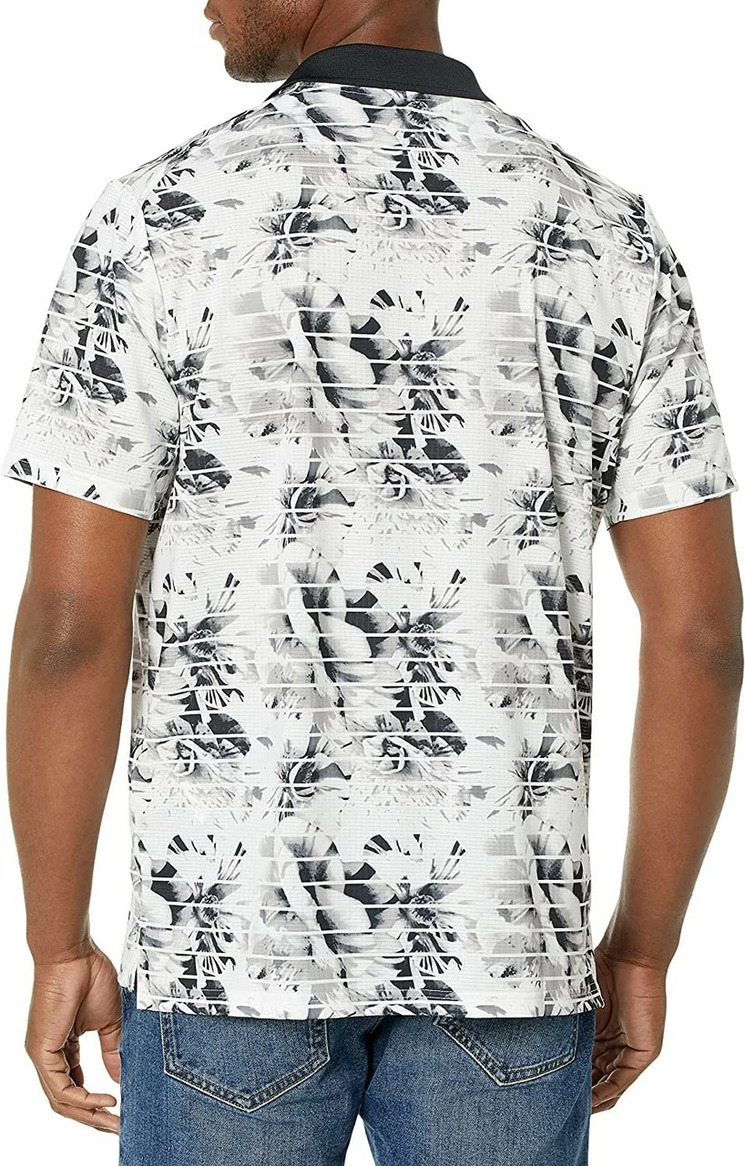 Oakley Men's Azalea Print Golf Polo Shirt - Image 3