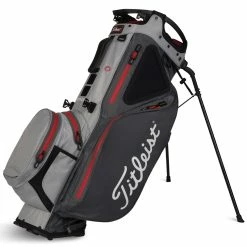 Titleist Hybrid 14 Stadry Golf Stand Bag - Charcoal/Grey/Red