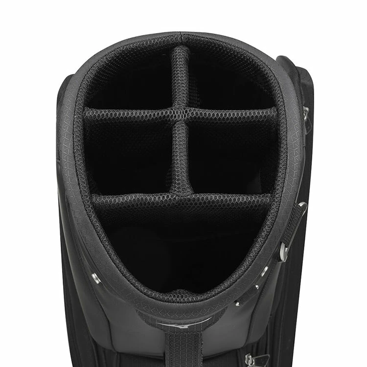 Mizuno Tour Staff Cart Golf Bag - Black - Image 2
