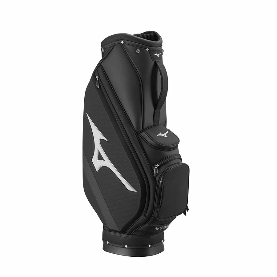 Mizuno Tour Staff Cart Golf Bag - Black - Image 3