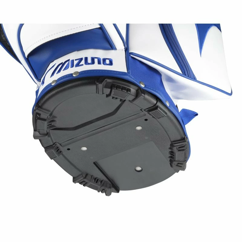 Mizuno Tour Stand Golf Bag - White/Blue - Image 3