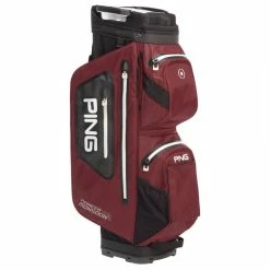 Ping Pioneer Monsoon Golf Cart Bag - Mulberry/Black