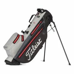 Titleist Players 4 Stadry Golf Stand Bag - Black/Grey/Red