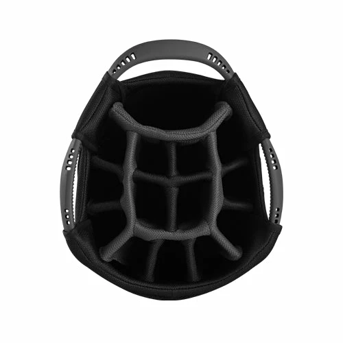 Powakaddy Premium-Edition Golf Cart Bag - Black/Grey/Red - Image 2