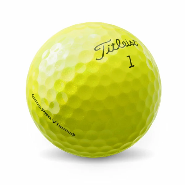 Titleist Pro V1 2021 Golf Balls - Yellow - Image 4