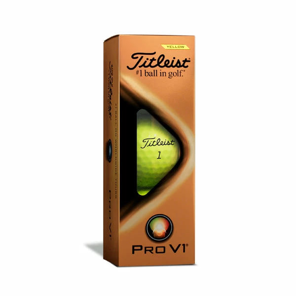 Titleist Pro V1 2021 Golf Balls - Yellow - Image 6
