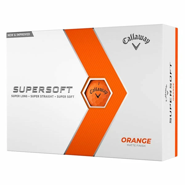 Callaway 2023 Supersoft Golf Balls - Orange
