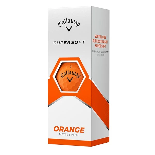 Callaway 2023 Supersoft Golf Balls - Orange - Image 4