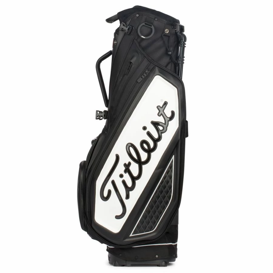 Titleist Tour Series Premium Golf Stand Bag - Black/White - Image 2