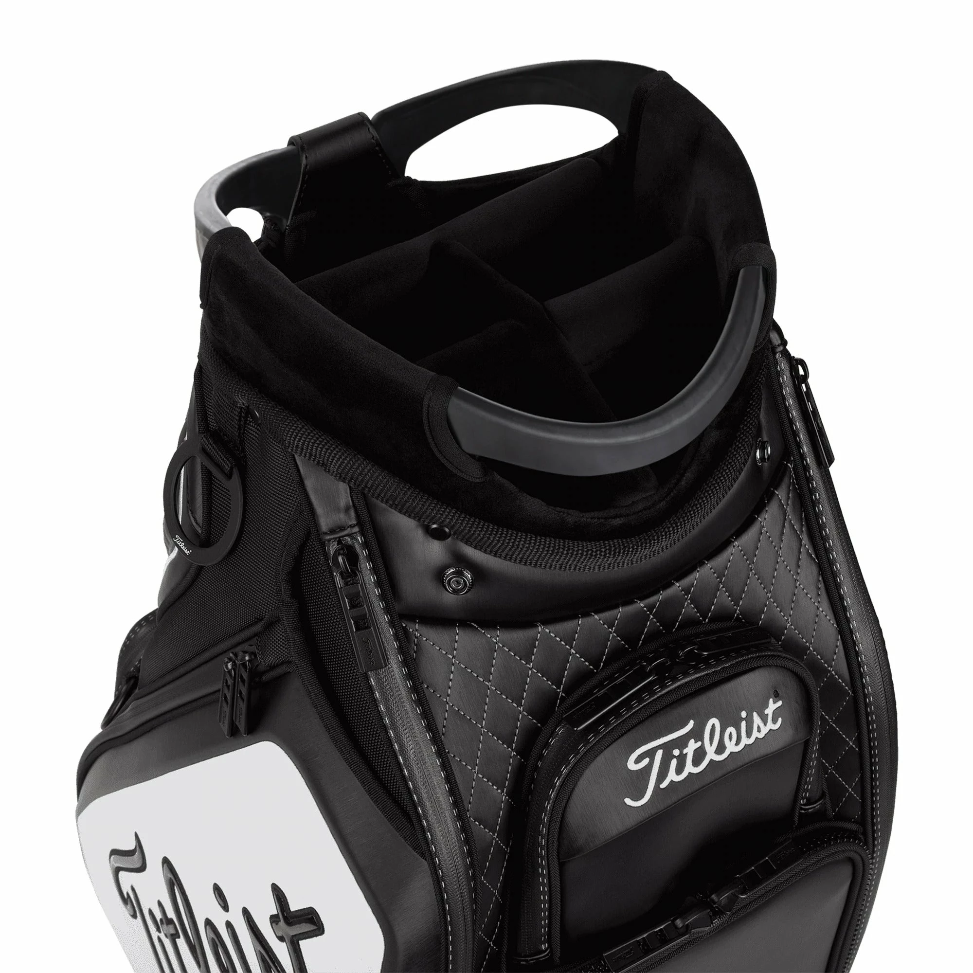 Titleist Tour Series Staff Tour Golf Bag - Black/White - Image 2