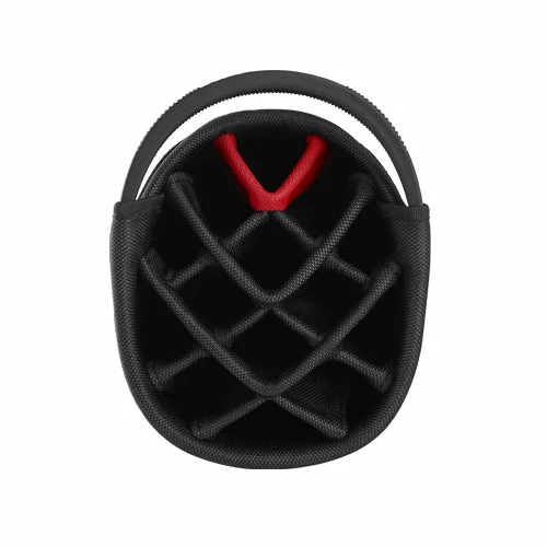 Powakaddy X-Lite Edition Golf Cart Bag - Black/Red/Titanium - Image 2