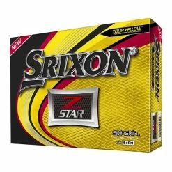 Srixon Z Star Golf Balls - Yellow